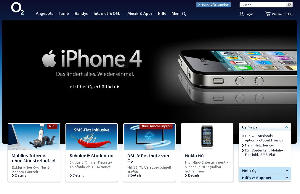 iPhone 4 ab sofort frei erhältlich