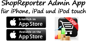 ShopReporter Admin App für iPhone, iPad und iPod touch